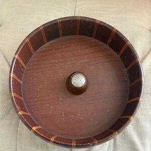 Vintage Wooden Lazy Susan